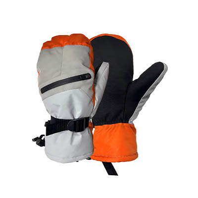 Ski Gloves With Wrist Leash